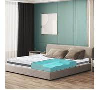 The White Stone Colchón King Size 180x200 Premium Quality Memory Ortopédico Altura 16 cm Made in Italy