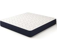 The White Stone Colchón 140 x 190 de Waterfoam Hipoalergénico | Altura 12 cm | Relleno de Guata y Revestimiento de Tejido 3D Transpirable, Antiácaros y Antihongos | Fabricado en Italia