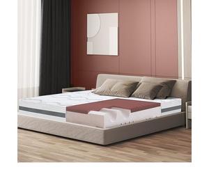 The White Stone Colchón Viscoelástico 100 x 190 con Firmeza Media | Altura 27 cm | Propiedades Ortopédicas y de Automodelado | Tejido Hipoalergénico y Transpirable | Producido en Italia