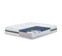 The white stone colchón viscoelástico 100x190 cm altura 22 cm | tejido hipoalergénico y transpirable | propiedades ortopédicas adaptables | firmeza media-alta | hecho en italia