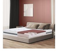 The White Stone Colchón Viscoelástico 80 x 200 con Firmeza Media | Altura 27 cm | Propiedades Ortopédicas y de Automodelado | Tejido Hipoalergénico y Transpirable | Producido en Italia