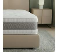 The White Stone Colchón viscoelástico ortopédico de 20 cm de altura | Zonas diferenciadas | Transpirable 3D Air | Hipoalergénico y antiácaros | Soporte ergonómico (120 x 200)