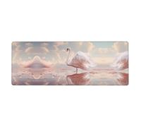 The White Swan. Alfombrilla extragrande para teclado y mouse, 12 x 31.5 pulgadas, satisface las necesidades de oficina, juegos y estudio, creando una experiencia de escritorio cómoda y eficiente.