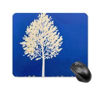 The White Tree - Alfombrilla de mouse cuadrada portátil con base de goma antideslizante, 25 x 30 cm, ultrafina, para juegos, computadora, laptop, oficina, accesorios de escritorio