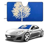 The White Tree - Parasol para parabrisas de coche que mantiene el interior del automóvil fresco, parasol plegable para ventana delantera, protector térmico para SUV, camión, bloquea los rayos UV