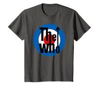 The Who Target Classic Rock Music Band Camiseta, Niños, Asfalto, 3 años