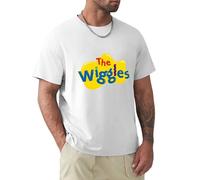 The Wiggles Men's T-Shirt Unisex White Cotton Print tee Shirts M