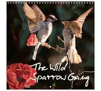 The Wild Sparrow Gang (Wall Calendar 2026 12" x 24" / 30 x 60 cm (abierto)) CALVENDO 12 Month Wall Calendar
