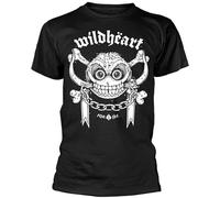 The Wildhearts For Life Men's T-Shirt Unisex Black Cotton Print tee Shirts M