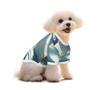 The Wind Blows on the Leaves - Camiseta para perro, ropa para cachorros, chaleco para mascotas y camiseta elástica sin mangas, para perros y gatos, lindos, transpirables, suaves, pequeños