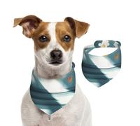 The Wind Blows on The Leaves - Pañuelo para mascotas, bandanas para perros y primavera, verano, de algodón suave, accesorios ajustables para cachorros, niñas pequeñas, medianas y grandes, tamaño