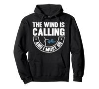 The Wind Is Calling and I Must Go Sudadera con Capucha