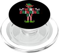 The Wine Drinking Elf, Divertida Navidad para Grupos Familiares PopSockets PopGrip para MagSafe