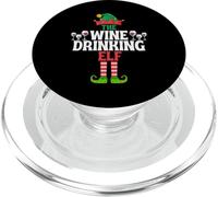 The Wine Drinking Elf, Divertida Navidad para Grupos Familiares PopSockets PopGrip para MagSafe