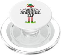 The Wine Drinking Elf, Divertida Navidad para Grupos Familiares PopSockets PopGrip para MagSafe