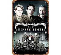 The Wipers Times - Póster de película retro de metal para pared del hogar, letrero de estaño de metal, cueva, bar, club, letrero de metal de 8 x 12 pulgadas