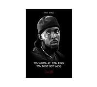 The Wire TV Show Movie Póster negro Omar pequeña cita 0 lienzo decoración de dormitorio impresiones de oficina dormitorio decoración regalos Unframe 30 × 45 cm