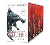The Witcher Boxed Set 1 to 5 Volumes: Blood of Elves, The Time of Contempt, Baptism of Fire, The Tower of Swallows, The Lady of the Lake