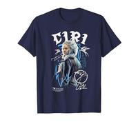 The Witcher Ciri Graffiti Camiseta, Hombre, Azul Marino, 4XL