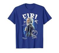 The Witcher Ciri Graffiti Camiseta, Hombre, Azul Real, XL