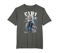 The Witcher Ciri Graffiti Camiseta, Hombre Tallas Grandes, Asfalto, 4X Alto