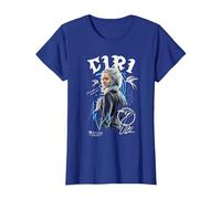 The Witcher Ciri Graffiti Camiseta, Mujer, Azul Real, XXL