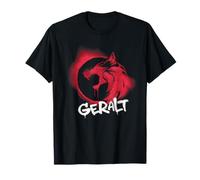 The Witcher Geralt Graffiti Spray Oficialmente Autorizado Camiseta