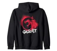 The Witcher Geralt Graffiti Spray Oficialmente Autorizado Sudadera con Capucha