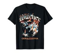 The Witcher Heavy Metal Geralt of Rivia Camiseta