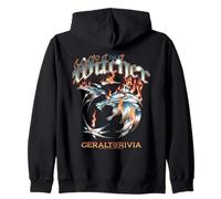 The Witcher Heavy Metal Geralt of Rivia Sudadera con Capucha