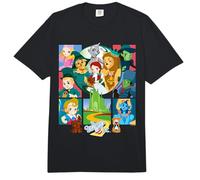 The Wizard of Oz Cartoon Character Squares Comfort Colors Adult Heavyweight T-Shirt