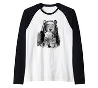 The Wizard of Oz Cowardly Lion Photograph Camiseta Manga Raglan