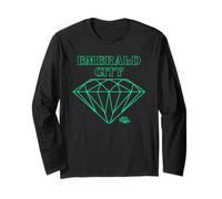The Wizard of Oz Emerald City Line Logo Manga Larga