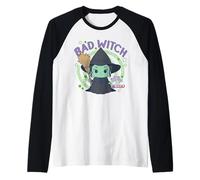 The Wizard of Oz Gokko Wicked Witch of The West Bad Witch Camiseta Manga Raglan