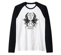 The Wizard of Oz Winged Monkeys Camiseta Manga Raglan