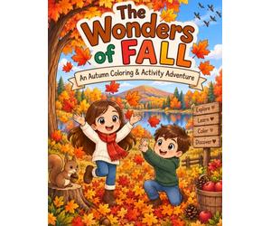 The Wonders of Fall: A Fun Coloring & Activity Book for Kids Ages four to eight