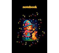 The Wonders of the Little Child Notebook: Lover Little Witch, lover rabbit, halloween cute , magic star lover notebook,120 pages lines , 6"x9"