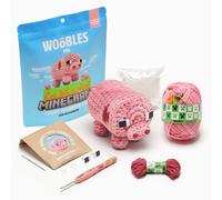 The Woobles Minecraft Crochet Kit - Kit de ganchillo para principiantes para adultos y niρos Kit de punto fαcil con hilo Woobles Manualidades DIY