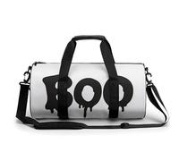 The Word Boo - Bolsa de viaje simple para gimnasio y gimnasio para mujeres y hombres, bolsa de deporte con correa para el hombro