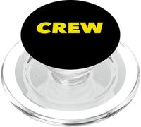 The Word Crew Front Print Uniform, Crew Team Uniform Graphic PopSockets PopGrip para MagSafe