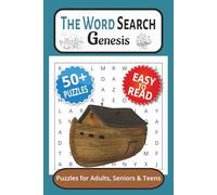 The Word Search Genesis Puzzle Book: Word Searches with Easy to Read Print about Genesis, The Bible, The Old Testament and More | 6x9 inches, 110 ... Gift for Vacations, Holidays, and Free Times