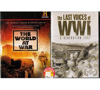 The World At War : The History Channel Complete Uncut 23 Hours 24 Min Classic Series with Bonus Series - The Last Voices of World War 1 - 3 Hours 41 Min - Over 27 Hours Combined