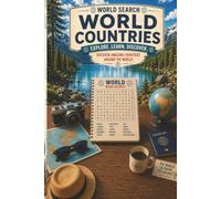 The World Countries Word Search. Easy to read. Challenge yor Brain.: Discover Countries Across the Globe with Fun and Challenging Word Search Puzzles! ... Wordsearches. Perfect Gift for Travel Lovers