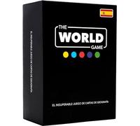 The World Game - Juego de Mesa de Geografía Educativo para Niños de 8 Años o Más - 194 Cartas de Países, Capitales y Banderas del Mundo - Regalo Familiar - Mapa Mundi Incluido - En Español