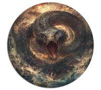 The World Giant Serpiente Coiled 1000 Piezas Rompecabezas para Adultos Veneno Que Brota para Amantes O Amigos Imposable 1000pcs (67.5x67.5cm)