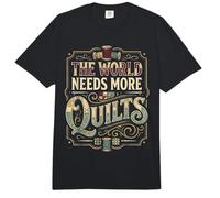 The World Needs More Quilts Hobby Artesanal de Acolchado - Comfort Colors Adult Heavyweight T-Shirt