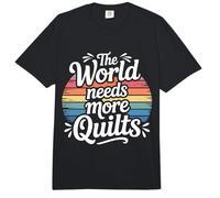 The World Needs More Quilts Quilting Craft Hobby - Comfort Colors Adult Heavyweight T-Shirt