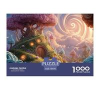 The World of Ai Art 1000 Piezas Papel Ecológico Rompecabezas Fairy Tale Landscape Liberador De Estrés Juego Creativo Puzzle para Adultos Y Niños 70x50cm/1000pcs
