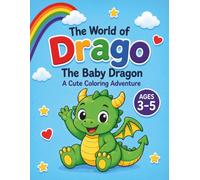 The World of Drago: The Baby Dragon: A Cute Coloring Adventure for Children Ages 3-5