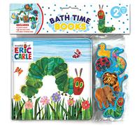The World of Eric Carle Bath Time Books - Activity Books for kids, Bath book, 6 Padded suction cups, 1 Mesh bag
